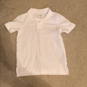 Never worn gap kids white polo!